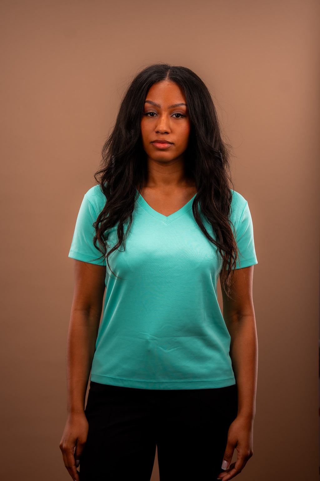 T-shirt Col V