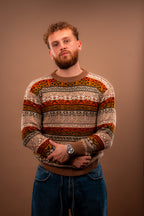 Pull jacquard - 100% Alpaga