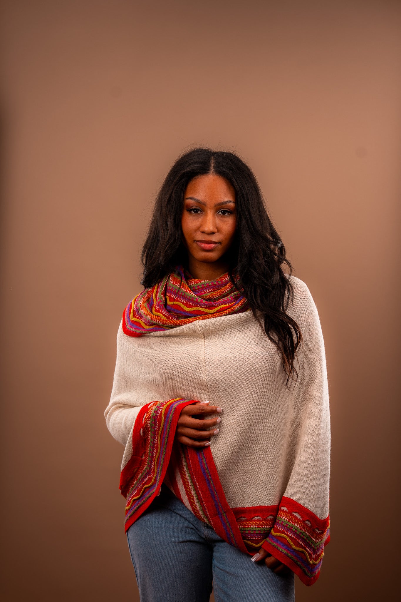 Poncho chauve souris