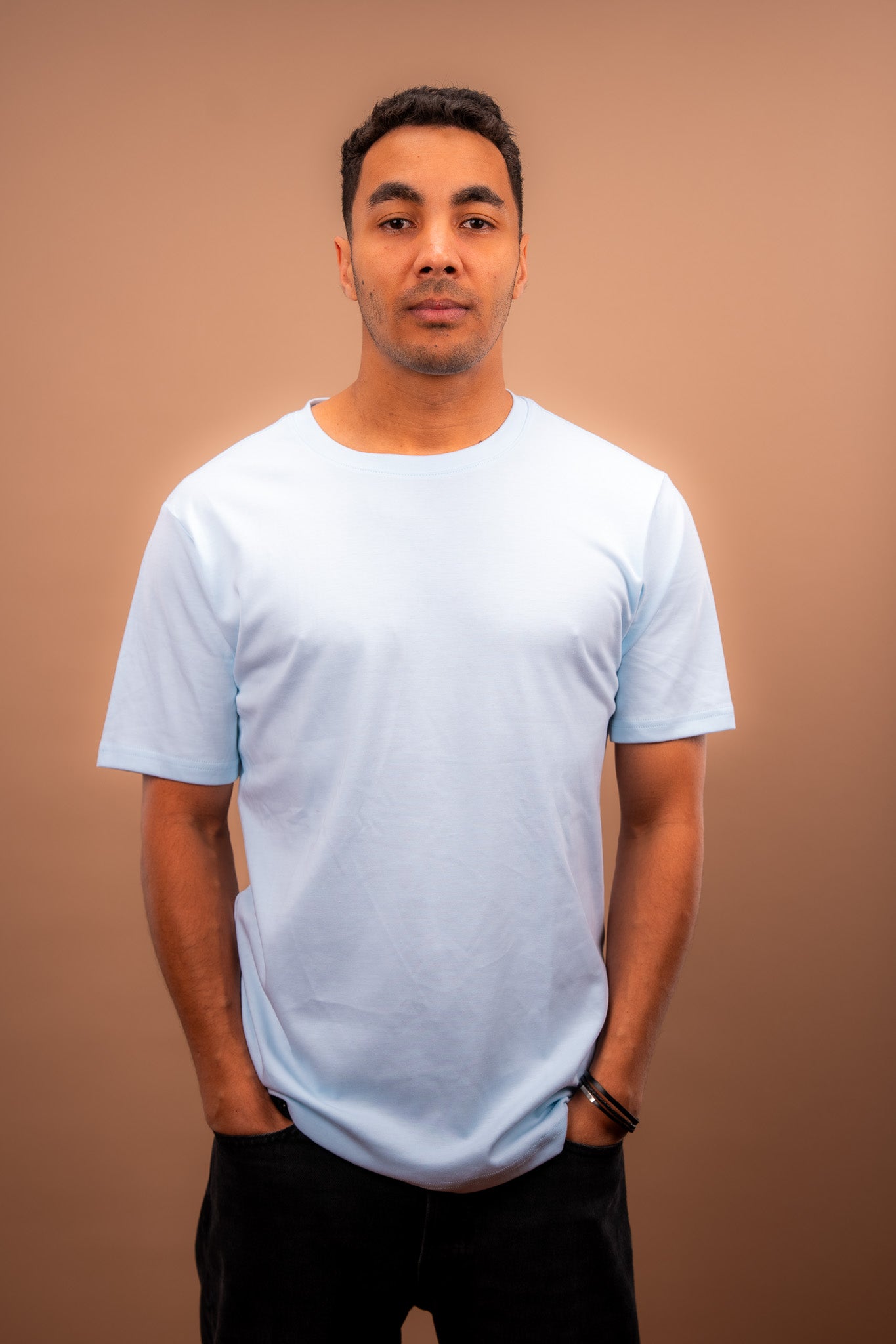 T-shirt col rond 100% coton pima