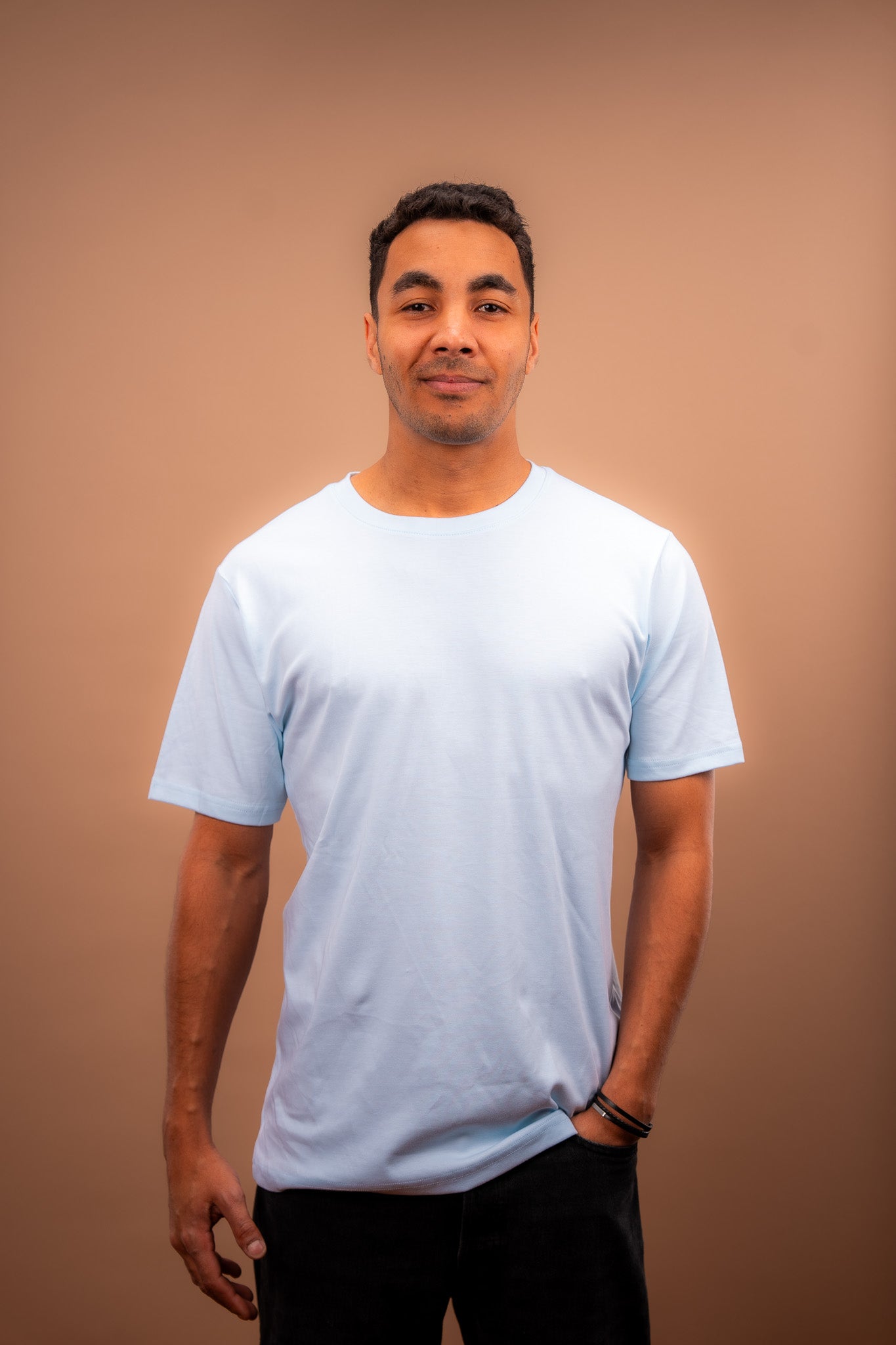 T-shirt col rond 100% coton pima