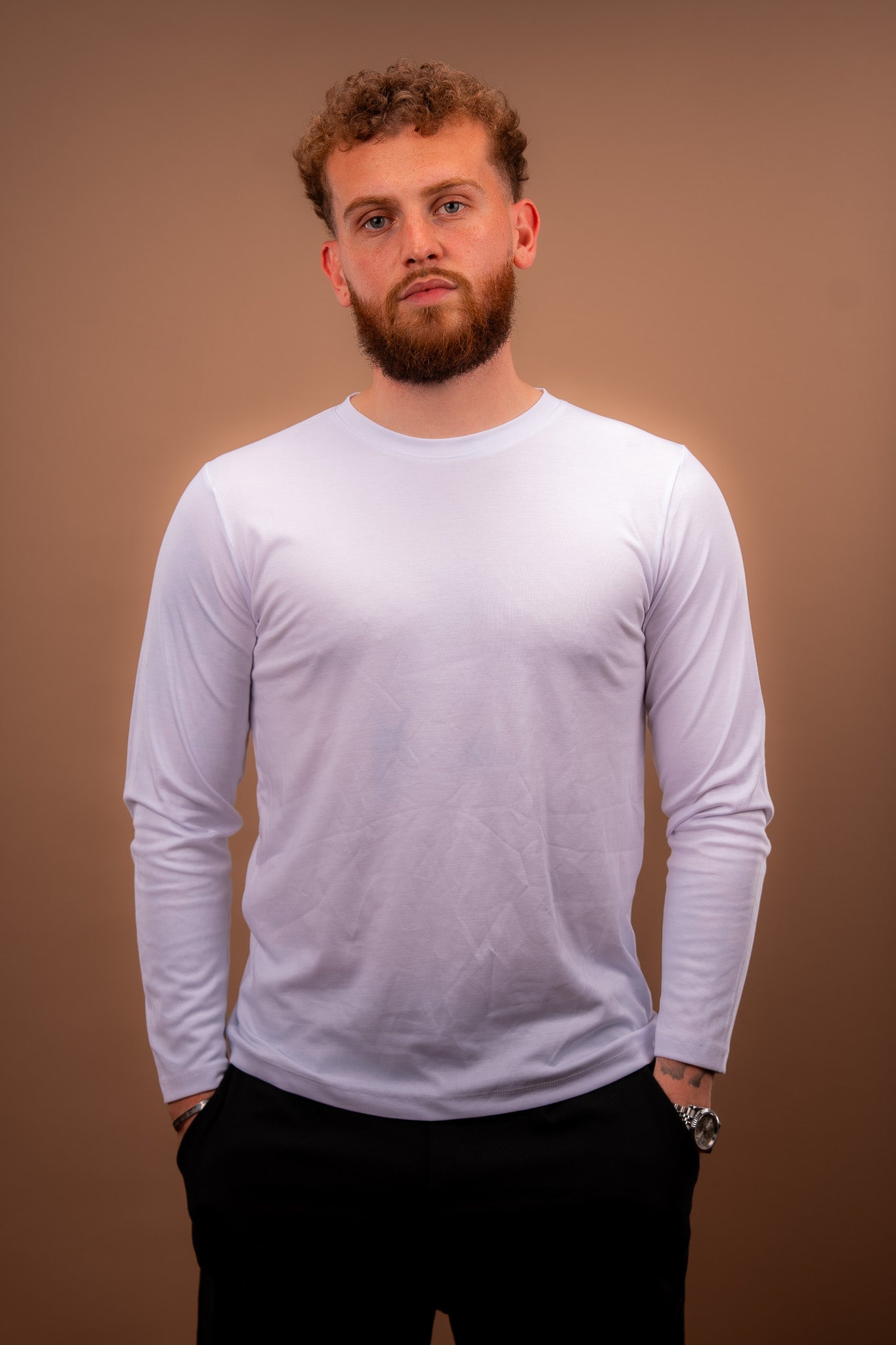 T-shirt col rond manche longue