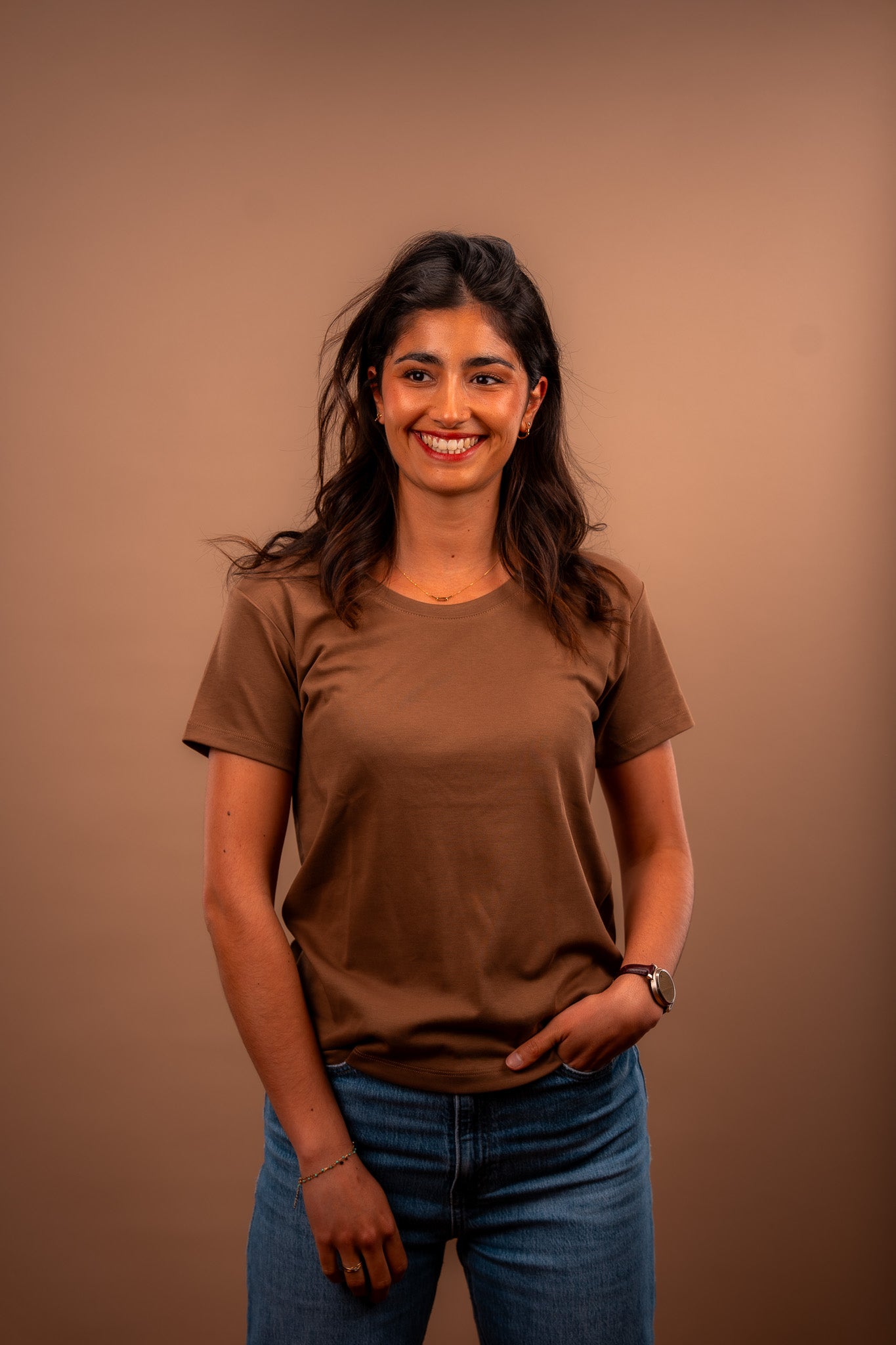 Le T-Shirt Col Rond – 100% Coton Pima