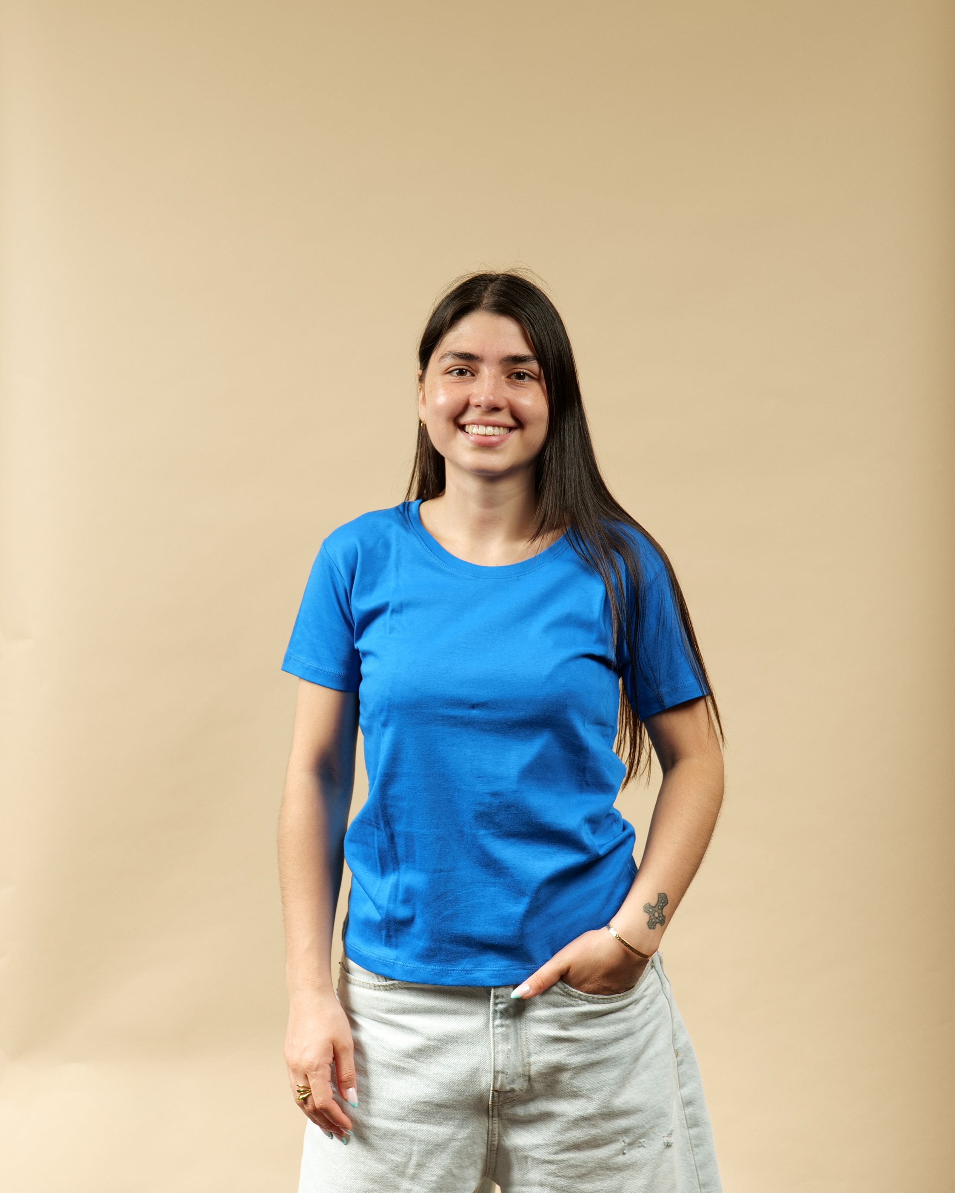 Le T-Shirt Col Rond – 100% Coton Pima du Pérou
