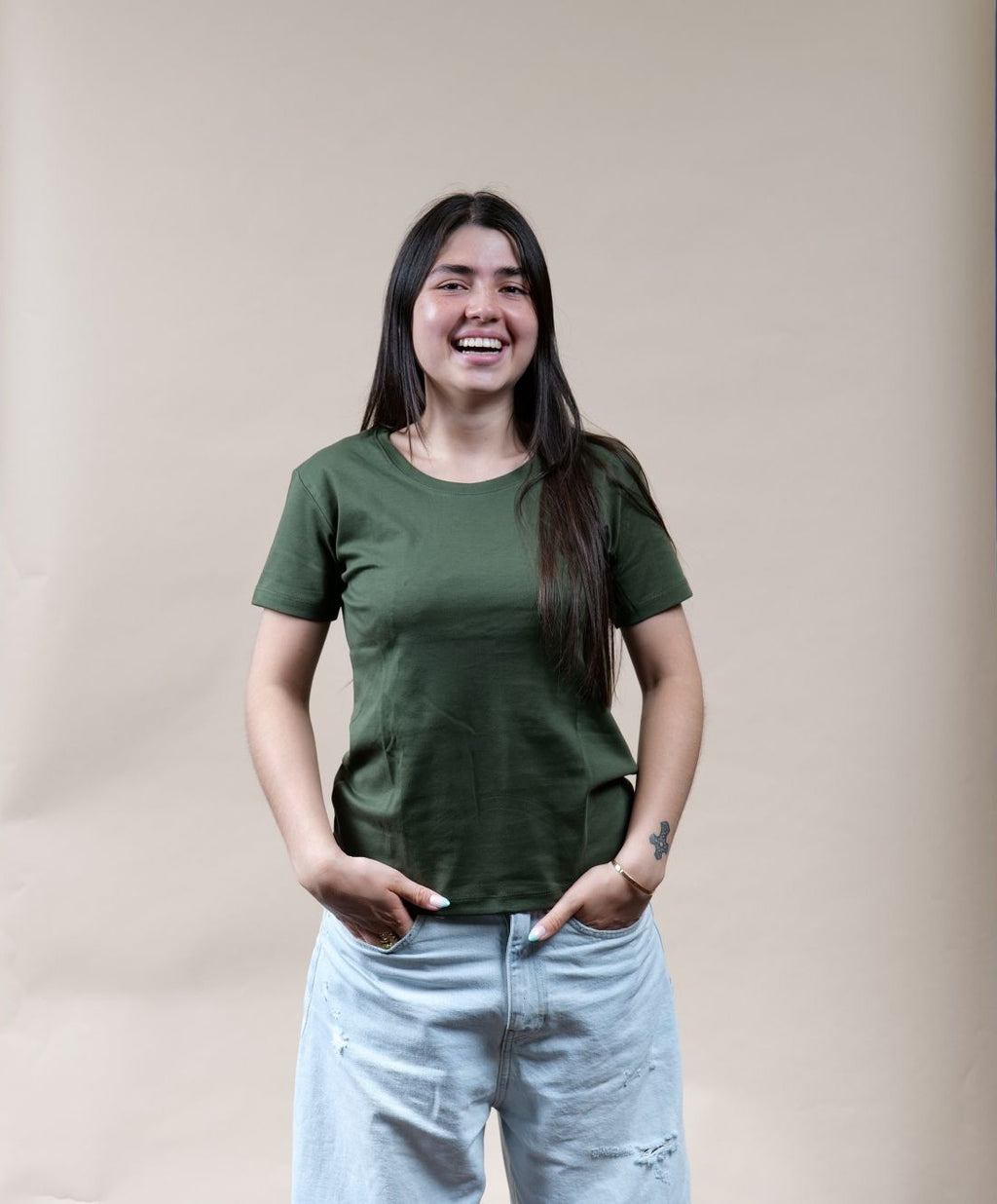 T-Shirt Col Rond – 100% Coton Pima du Pérou